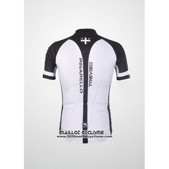 2012 Maillot Ciclismo Pinarello Noir et Blanc Manches Courtes et Cuissard