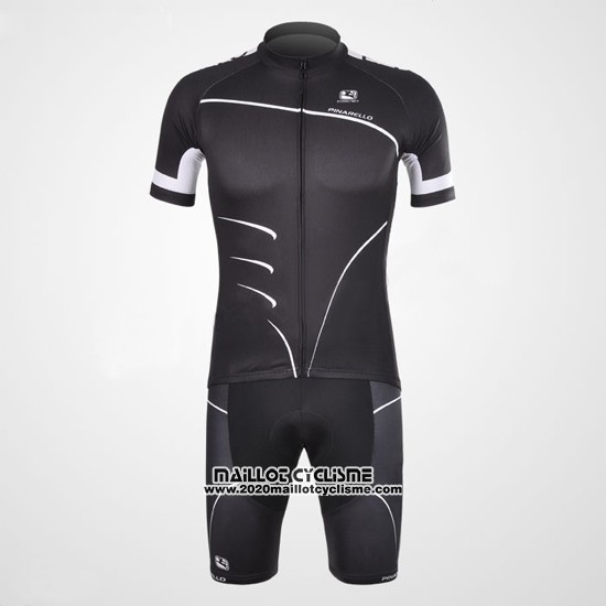 2012 Maillot Ciclismo Pinarello Noir et Blanc Manches Courtes et Cuissard