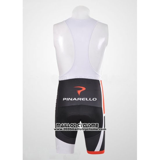2012 Maillot Ciclismo Pinarello Rouge et Blanc Manches Courtes et Cuissard