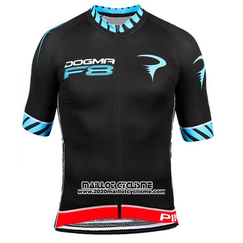 2015 Maillot Ciclismo Pinarello Noir et Bleu Manches Courtes et Cuissard