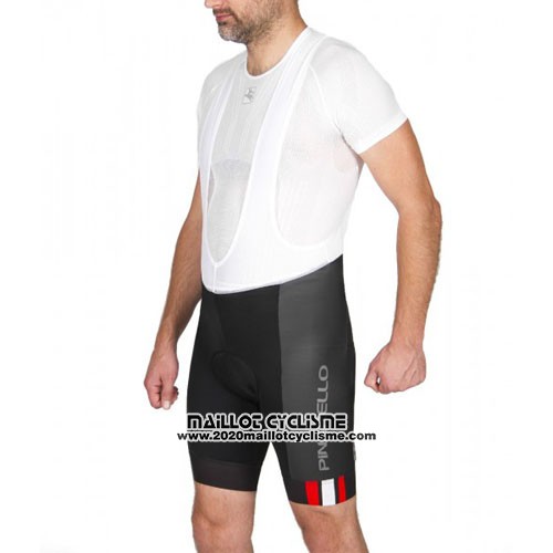 2016 Maillot Ciclismo Pinarello Rouge et Noir Manches Courtes et Cuissard
