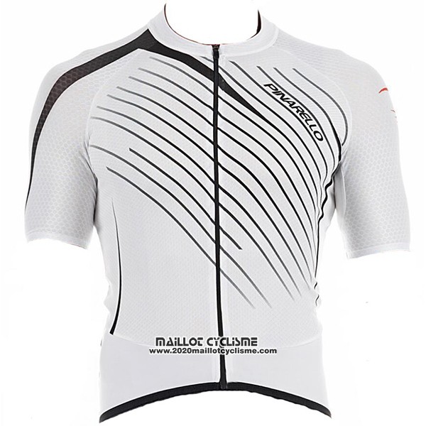 2017 Maillot Ciclismo Pinarello Blanc Manches Courtes et Cuissard