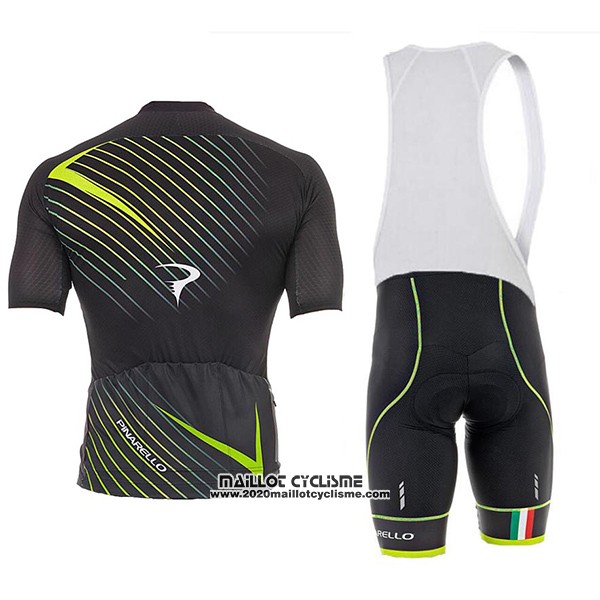 2017 Maillot Ciclismo Pinarello Noir Manches Courtes et Cuissard