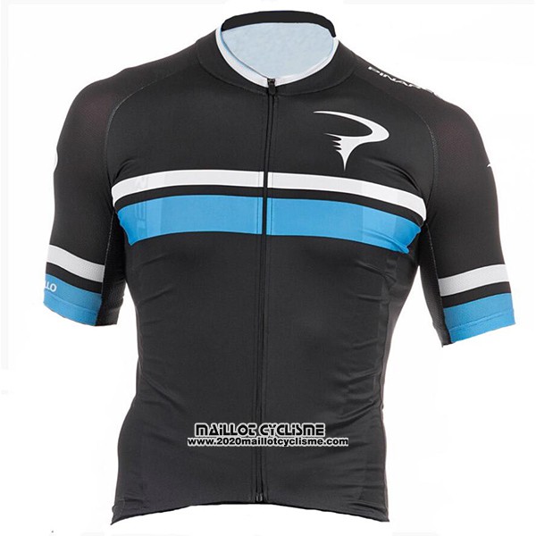 2017 Maillot Ciclismo Pinarello Noir et Bleu Manches Courtes et Cuissard