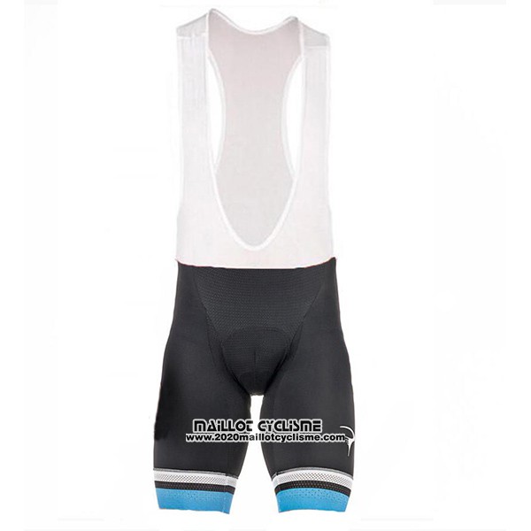 2017 Maillot Ciclismo Pinarello Noir et Bleu Manches Courtes et Cuissard