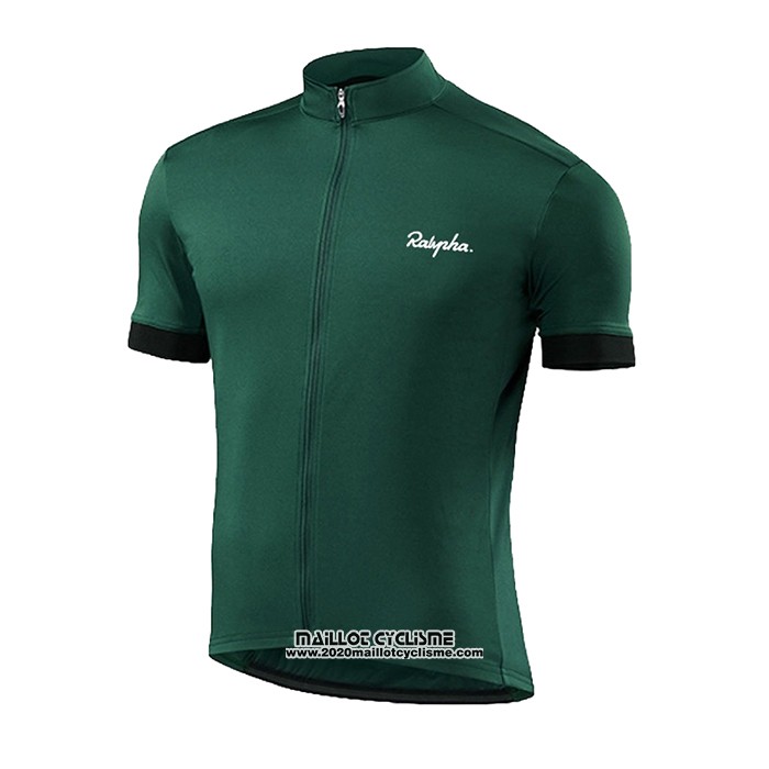 2021 Maillot Cyclisme Ralph Profond Vert Manches Courtes et Cuissard