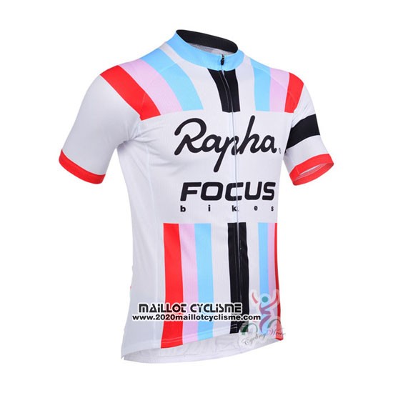 2013 Maillot Ciclismo Rapha Blanc Manches Courtes et Cuissard