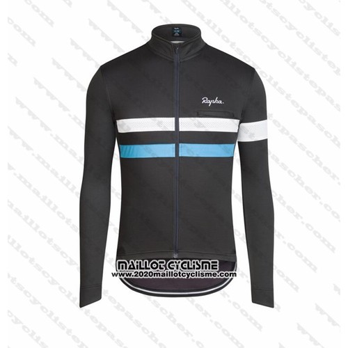 2016 Maillot Ciclismo Rapha Noir et Blanc Manches Courtes et Cuissard