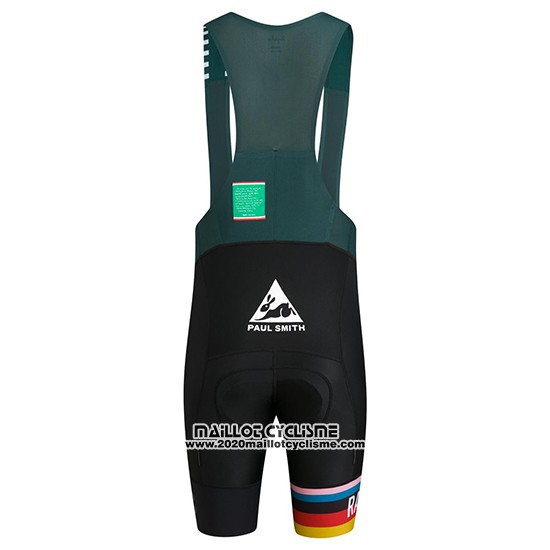 2019 Maillot Ciclismo Paul Smith Rapha Vert Manches Courtes et Cuissard