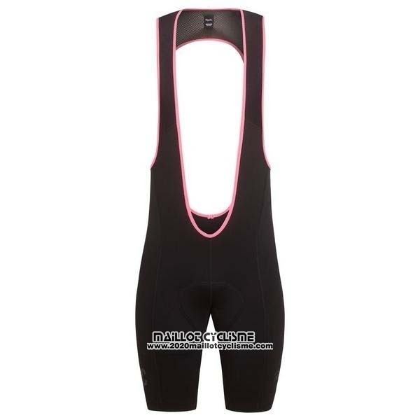2019 Maillot Ciclismo Rapha Noir Rose Manches Courtes et Cuissard