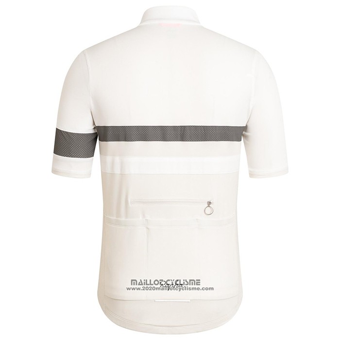 2021 Maillot Cyclisme Rapha Blanc Manches Courtes et Cuissard