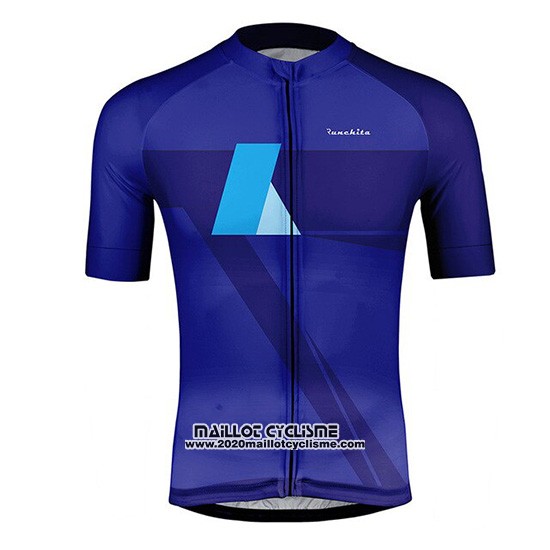 2019 Maillot Ciclismo Runchita Azur Bleu Manches Courtes et Cuissard
