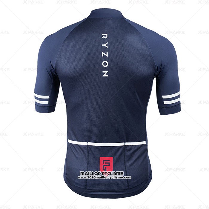 2020 Maillot Ciclismo Ryzon Bleu Manches Courtes et Cuissard