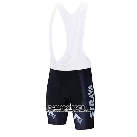 2019 Maillot Ciclismo STRAVA Jaune Manches Courtes et Cuissard