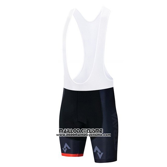 2019 Maillot Ciclismo STRAVA Noir Manches Courtes et Cuissard