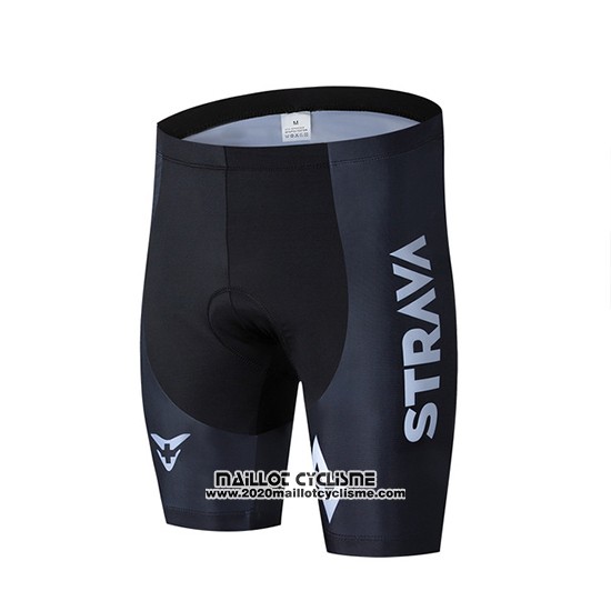 2019 Maillot Ciclismo STRAVA Rouge Manches Courtes et Cuissard
