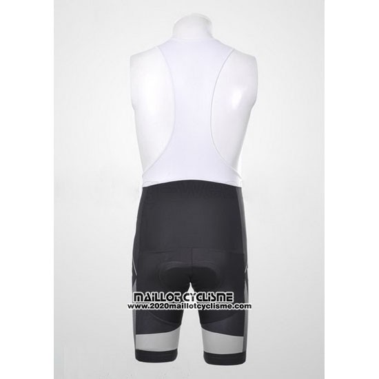 2012 Maillot Ciclismo Scott Blanc et Gris Manches Courtes et Cuissard