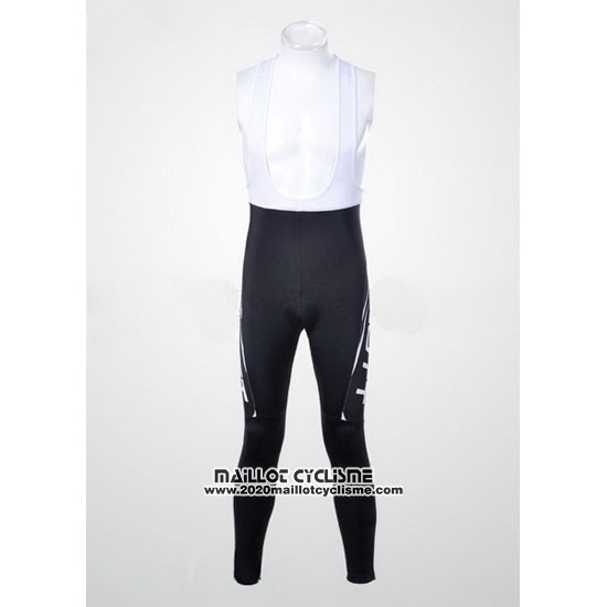 2012 Maillot Ciclismo Scott Gris et Jaune Manches Longues et Cuissard