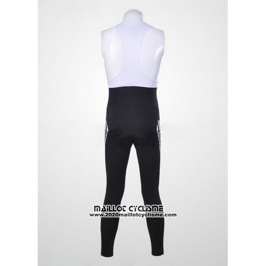 2012 Maillot Ciclismo Scott Gris et Jaune Manches Longues et Cuissard