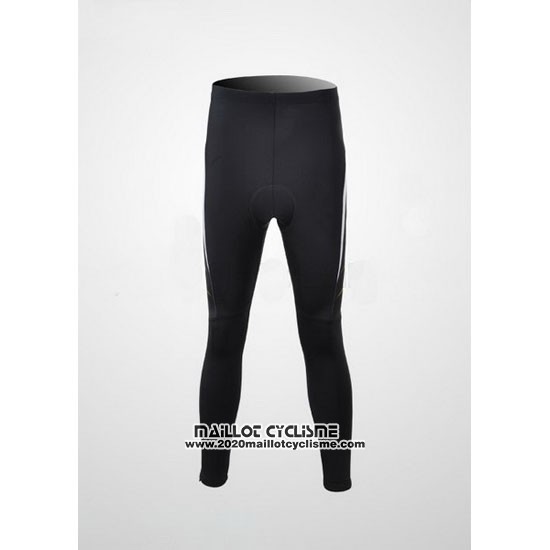 2012 Maillot Ciclismo Scott Noir et Blanc Manches Longues et Cuissard