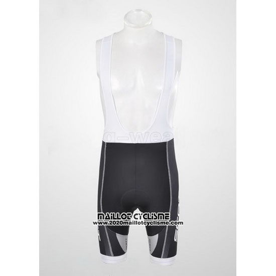 2012 Maillot Ciclismo Scott Noir et Gris Manches Courtes et Cuissard