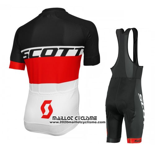 2016 Maillot Ciclismo Scott Jaune et Blanc Manches Courtes et Cuissard