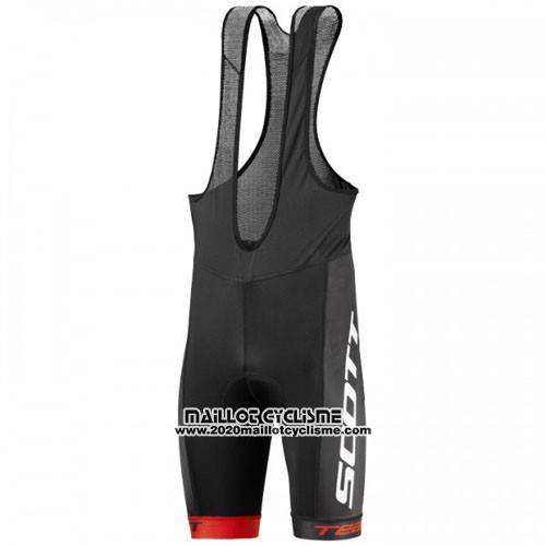 2016 Maillot Ciclismo Scott Jaune et Blanc Manches Courtes et Cuissard