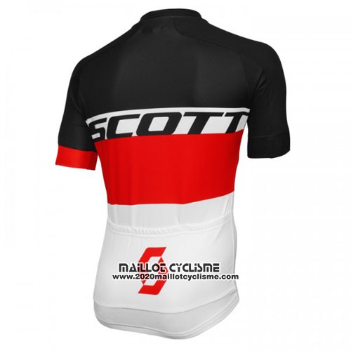 2016 Maillot Ciclismo Scott Jaune et Blanc Manches Courtes et Cuissard