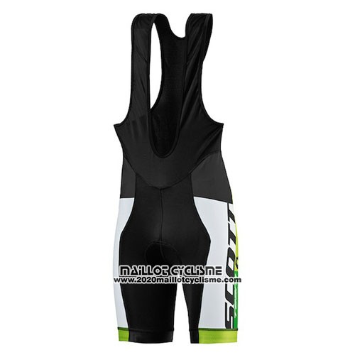 2016 Maillot Ciclismo Scott Jaune et Vert Manches Courtes et Cuissard