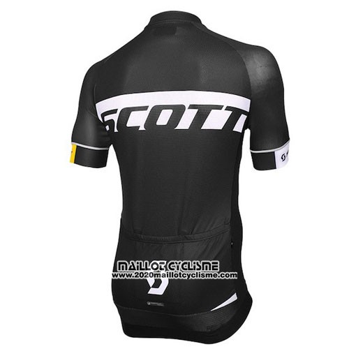 2016 Maillot Ciclismo Scott Noir Manches Courtes et Cuissard