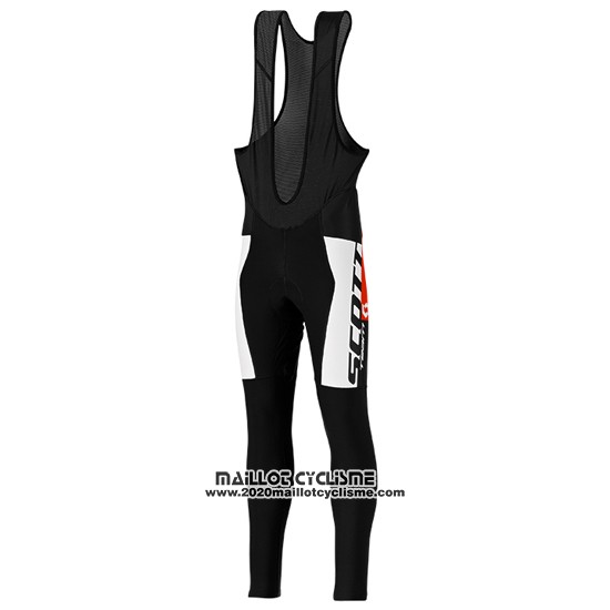2016 Maillot Ciclismo Scott Orange et Noir Manches Longues et Cuissard