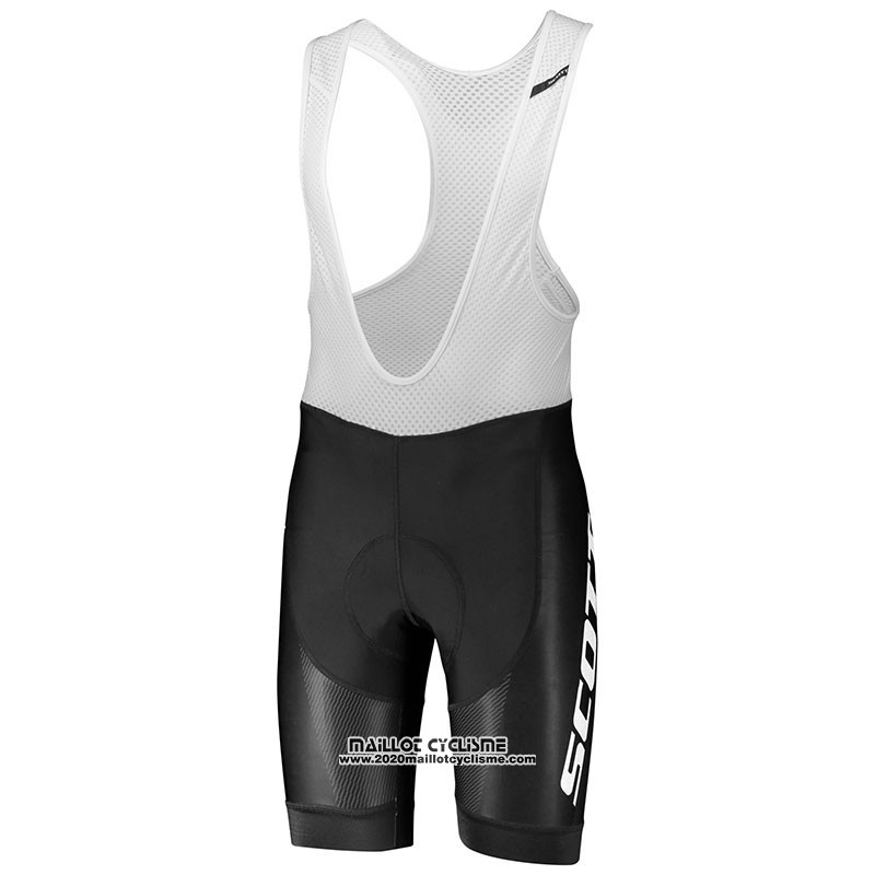 2018 Maillot Ciclismo Scott RC Blanc Manches Courtes et Cuissard