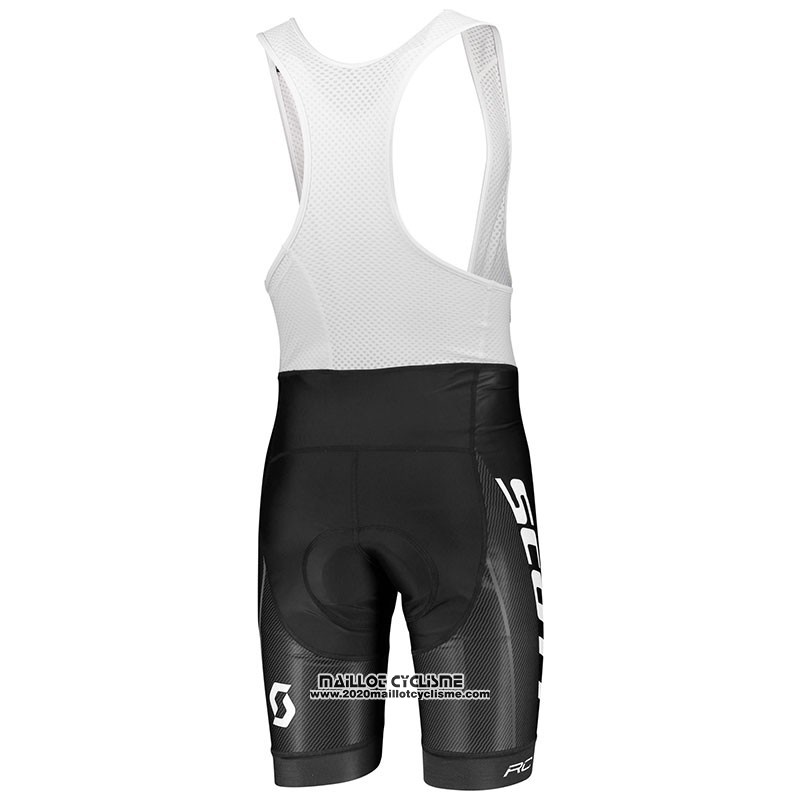 2018 Maillot Ciclismo Scott RC Blanc Manches Courtes et Cuissard