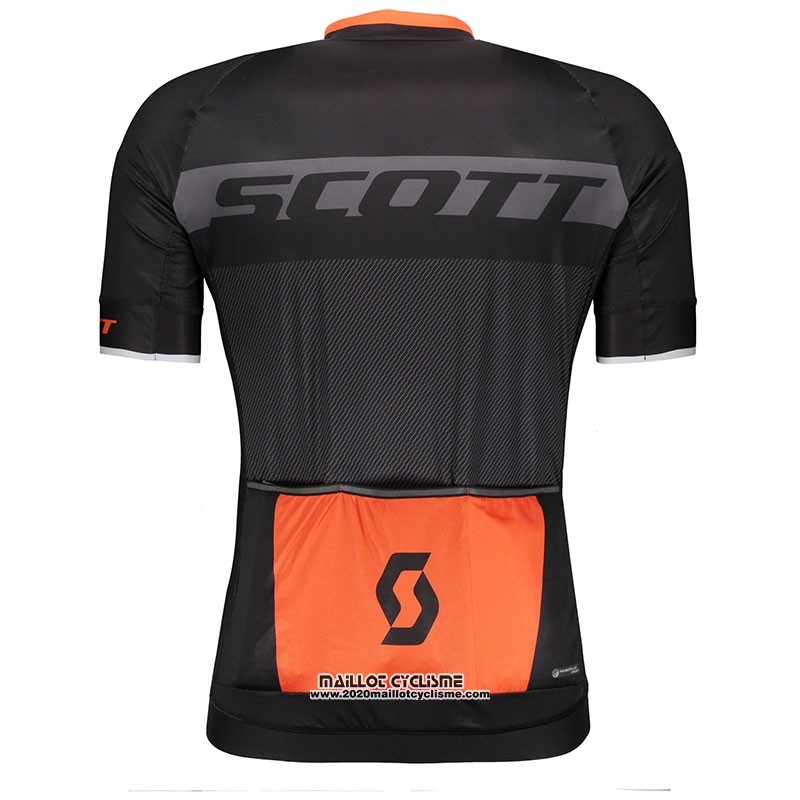 2018 Maillot Ciclismo Scott RC Noir Manches Courtes et Cuissard
