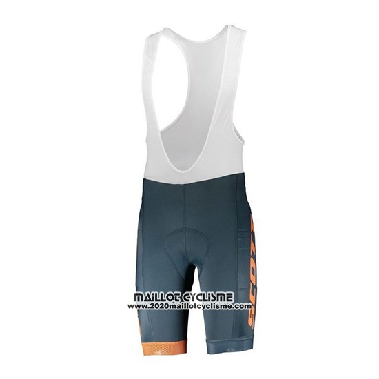 2018 Maillot Ciclismo Scott RC Noir Orange Manches Courtes et Cuissard