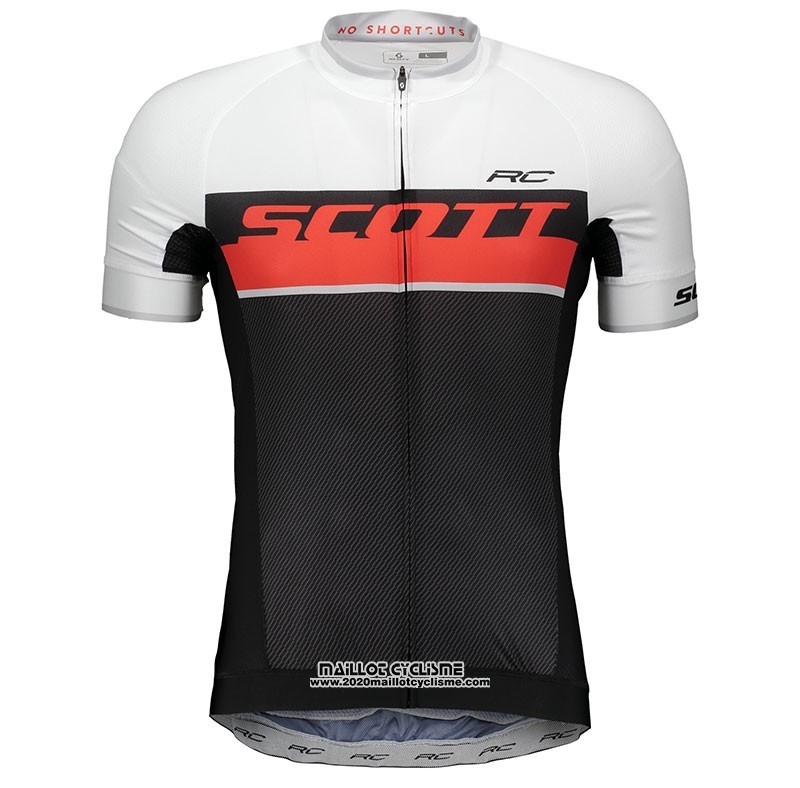 2018 Maillot Ciclismo Scott RC Orange Manches Courtes et Cuissard