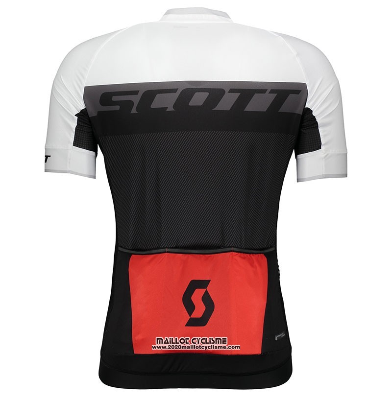 2018 Maillot Ciclismo Scott RC Orange Manches Courtes et Cuissard