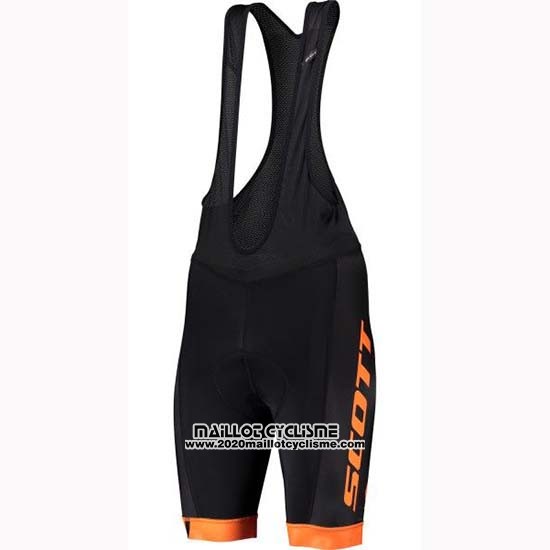 2019 Maillot Ciclismo Scott Noir Gris Manches Courtes et Cuissard