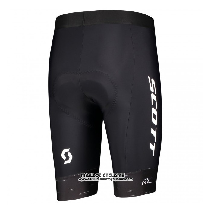 2021 Maillot Cyclisme Scott Blanc Manches Courtes et Cuissard