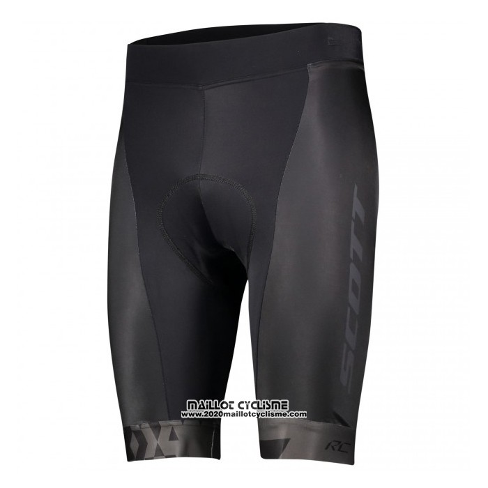 2021 Maillot Cyclisme Scott Noir Manches Courtes et Cuissard