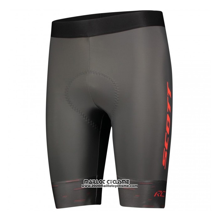 2021 Maillot Cyclisme Scott Rouge Manches Courtes et Cuissard