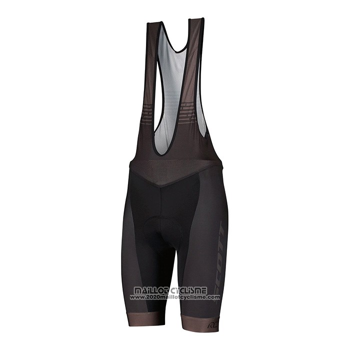 2022 Maillot Cyclisme Scott Noir Manches Courtes et Cuissard