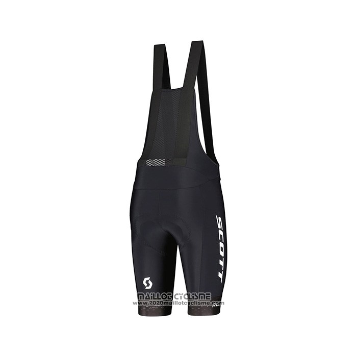 2022 Maillot Cyclisme Scott Rouge Blanc Manches Courtes et Cuissard