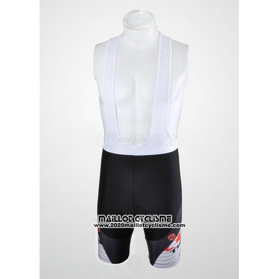 2010 Maillot Ciclismo Shimano Blanc et Noir Manches Courtes et Cuissard