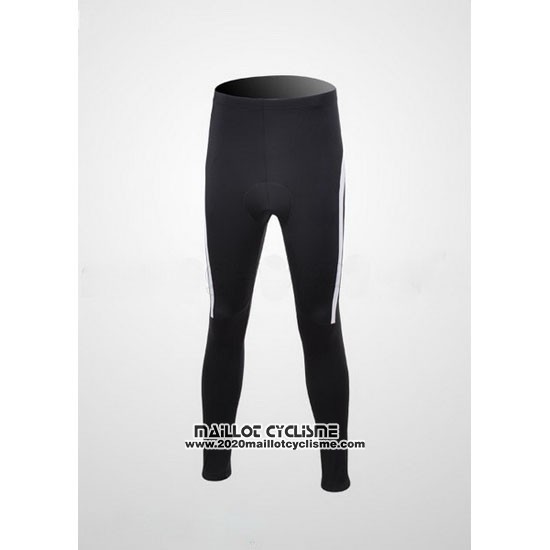 2010 Maillot Ciclismo Shimano Blanc et Noir Manches Longues et Cuissard