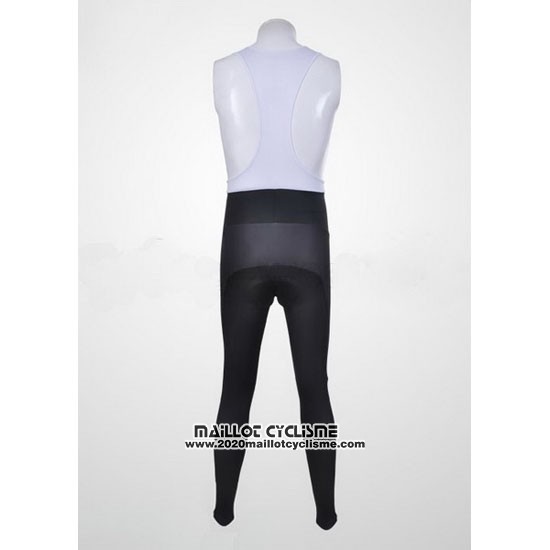 2011 Maillot Ciclismo Shimano Blanc et Jaune Manches Longues et Cuissard