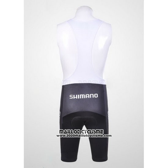 2011 Maillot Ciclismo Shimano Bleu et Blanc Manches Courtes et Cuissard
