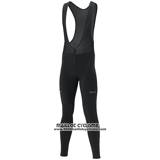 2019 Maillot Ciclismo Shimano Noir Bleu Manches Longues et Cuissard
