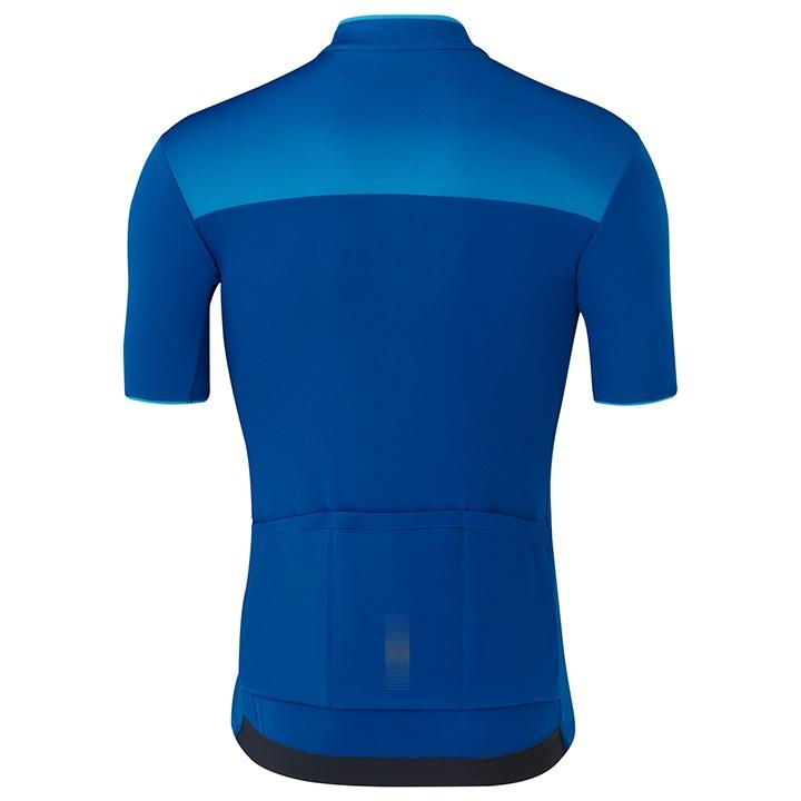 2020 Maillot Cyclisme Shimano Bleu Manches Courtes et Cuissard