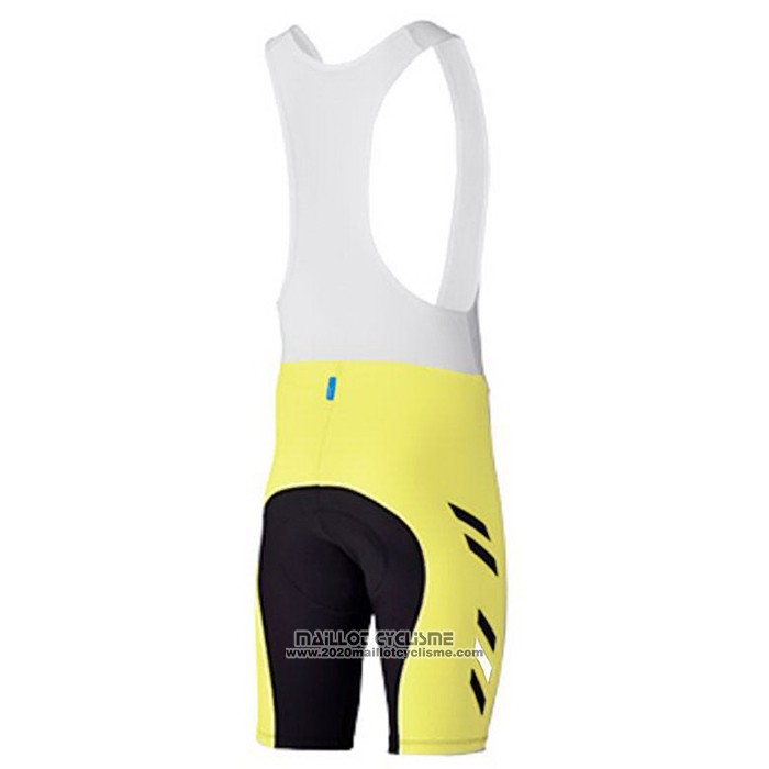 2021 Maillot Cyclisme Shimano Blanc Manches Courtes et Cuissard